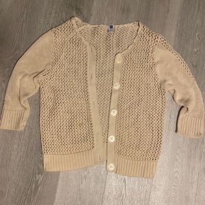 Gap Cream Knit Button up Jacket Sweater | XL